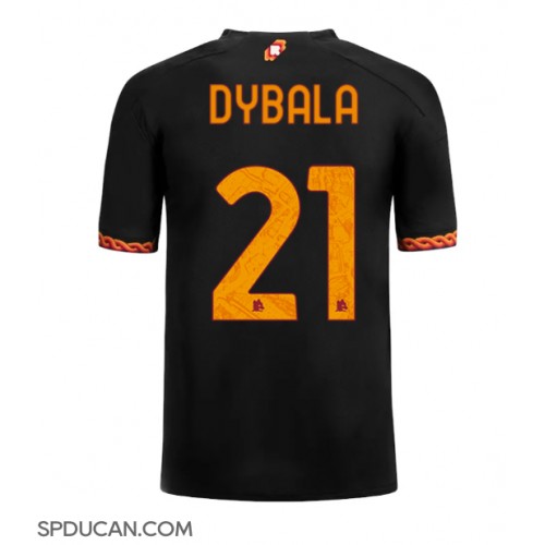 Muški Nogometni Dres AS Roma Paulo Dybala #21 Rezervni 2023-24 Kratak Rukav